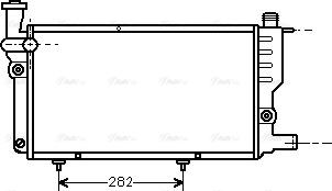 Ava Quality Cooling PEA2095 - Radiatore, Raffreddamento motore www.autoricambit.com