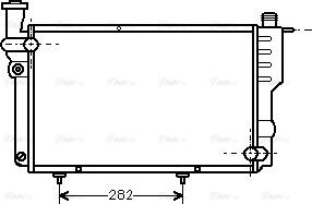 Ava Quality Cooling PEA2096 - Radiatore, Raffreddamento motore www.autoricambit.com