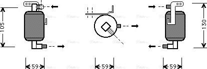 Ava Quality Cooling PE D195 - Essiccatore, Climatizzatore www.autoricambit.com