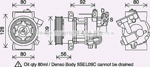 Ava Quality Cooling PEK418 - Compressore, Climatizzatore www.autoricambit.com