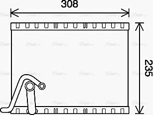 Ava Quality Cooling PEV401 - Evaporatore, Climatizzatore www.autoricambit.com