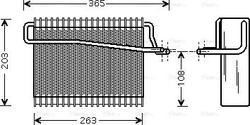 Ava Quality Cooling PE V039 - Evaporatore, Climatizzatore www.autoricambit.com