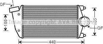 Ava Quality Cooling PR4069 - Intercooler www.autoricambit.com