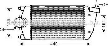 Ava Quality Cooling PR 4061 - Intercooler www.autoricambit.com