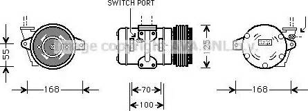 Ava Quality Cooling PR K030 - Compressore, Climatizzatore www.autoricambit.com