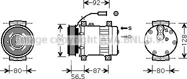 Ava Quality Cooling REK073 - Compressore, Climatizzatore www.autoricambit.com