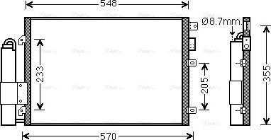 Ava Quality Cooling RT5376D - Condensatore, Climatizzatore www.autoricambit.com