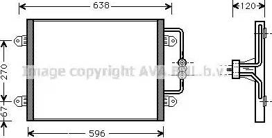 Ava Quality Cooling RT 5256 - Condensatore, Climatizzatore www.autoricambit.com