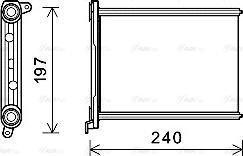 Ava Quality Cooling RT6569 - Scambiatore calore, Riscaldamento abitacolo www.autoricambit.com