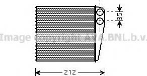 Ava Quality Cooling RT 6396 - Scambiatore calore, Riscaldamento abitacolo www.autoricambit.com