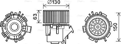 Ava Quality Cooling RT8600 - Ventilatore abitacolo www.autoricambit.com