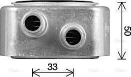 Ava Quality Cooling RT3678 - Radiatore olio, Olio motore www.autoricambit.com