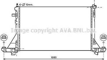 Ava Quality Cooling RT2560 - Radiatore, Raffreddamento motore www.autoricambit.com