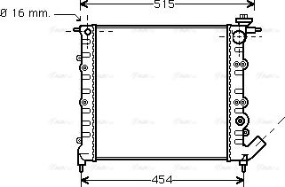 Ava Quality Cooling RT 2041 - Radiatore, Raffreddamento motore www.autoricambit.com