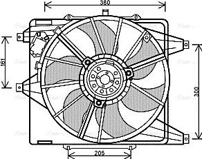 Ava Quality Cooling RT 7541 - Ventola, Raffreddamento motore www.autoricambit.com