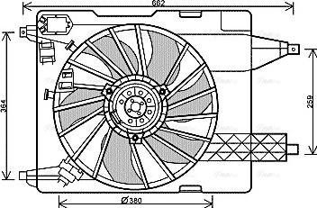 Ava Quality Cooling RT 7539 - Ventola, Raffreddamento motore www.autoricambit.com