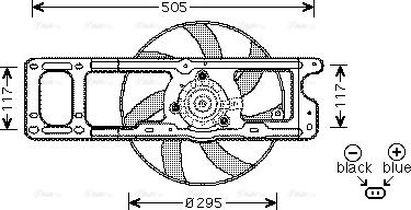 Ava Quality Cooling RT 7537 - Ventola, Raffreddamento motore www.autoricambit.com