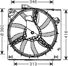 Ava Quality Cooling RT 7526 - Ventola, Raffreddamento motore www.autoricambit.com