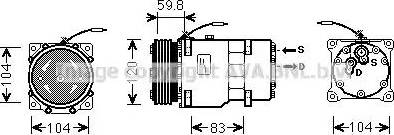 Ava Quality Cooling RT K402 - Compressore, Climatizzatore www.autoricambit.com