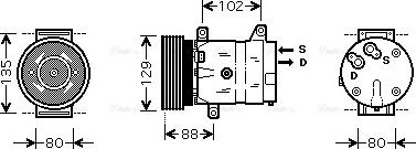 Ava Quality Cooling RTAK367 - Compressore, Climatizzatore www.autoricambit.com