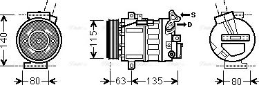 Ava Quality Cooling RTK485 - Compressore, Climatizzatore www.autoricambit.com