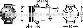 Ava Quality Cooling RT K429 - Compressore, Climatizzatore www.autoricambit.com