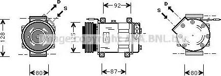 Ava Quality Cooling RT K046 - Compressore, Climatizzatore www.autoricambit.com