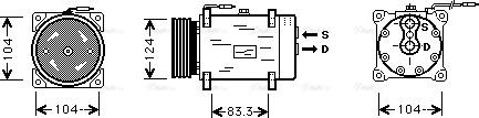 Ava Quality Cooling RT K038 - Compressore, Climatizzatore www.autoricambit.com