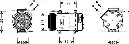 Ava Quality Cooling RT K037 - Compressore, Climatizzatore www.autoricambit.com