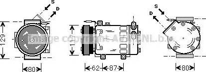 Ava Quality Cooling RT K076 - Compressore, Climatizzatore www.autoricambit.com