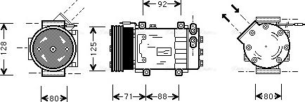 Ava Quality Cooling RT K127 - Compressore, Climatizzatore www.autoricambit.com