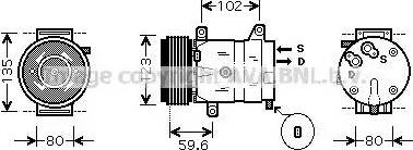 Ava Quality Cooling RT K345 - Compressore, Climatizzatore www.autoricambit.com