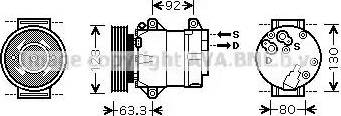 Ava Quality Cooling RT K369 - Compressore, Climatizzatore www.autoricambit.com