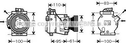 Ava Quality Cooling RT K368 - Compressore, Climatizzatore www.autoricambit.com