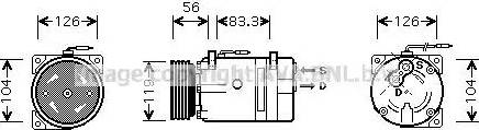 Ava Quality Cooling RT K310 - Compressore, Climatizzatore www.autoricambit.com