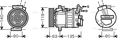 Ava Quality Cooling RT K389 - Compressore, Climatizzatore www.autoricambit.com