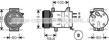 Ava Quality Cooling RT K385 - Compressore, Climatizzatore www.autoricambit.com