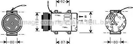 Ava Quality Cooling RT K283 - Compressore, Climatizzatore www.autoricambit.com