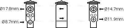 Ava Quality Cooling SB1076 - Valvola ad espansione, Climatizzatore www.autoricambit.com
