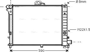 Ava Quality Cooling SB 2005 - Radiatore, Raffreddamento motore www.autoricambit.com