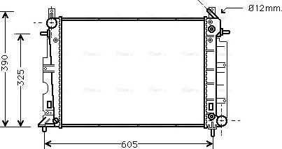 Ava Quality Cooling SB 2027 - Radiatore, Raffreddamento motore www.autoricambit.com