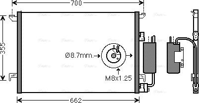 Ava Quality Cooling SBA5058D - Condensatore, Climatizzatore www.autoricambit.com