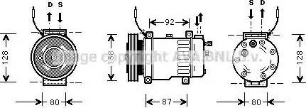 Ava Quality Cooling SB K052 - Compressore, Climatizzatore www.autoricambit.com