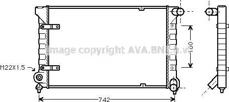 Ava Quality Cooling ST 2020 - Radiatore, Raffreddamento motore www.autoricambit.com