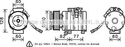 Ava Quality Cooling SUK101 - Compressore, Climatizzatore www.autoricambit.com