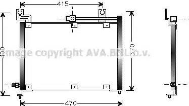 Ava Quality Cooling SZ 5037 - Condensatore, Climatizzatore www.autoricambit.com