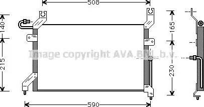 Ava Quality Cooling SZ 5026 - Condensatore, Climatizzatore www.autoricambit.com