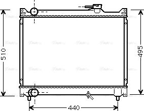 Ava Quality Cooling SZ 2046 - Radiatore, Raffreddamento motore www.autoricambit.com