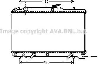 Ava Quality Cooling SZ 2049 - Radiatore, Raffreddamento motore www.autoricambit.com