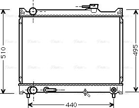 Ava Quality Cooling SZ 2047 - Radiatore, Raffreddamento motore www.autoricambit.com